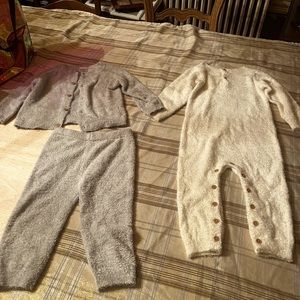 TWO (2) Modern Moments soft and cozy gender neutral, baby outfits. NWOT